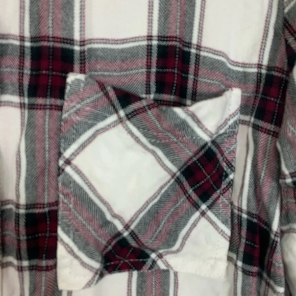 Maurices Duster Relaxed Fit button  front Academia Plaid Women’s Medium fall - Picture 9 of 13
